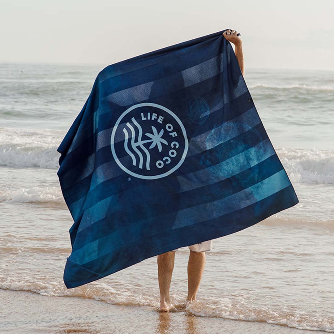 Sand Free Beach Towel | Double | Santorini