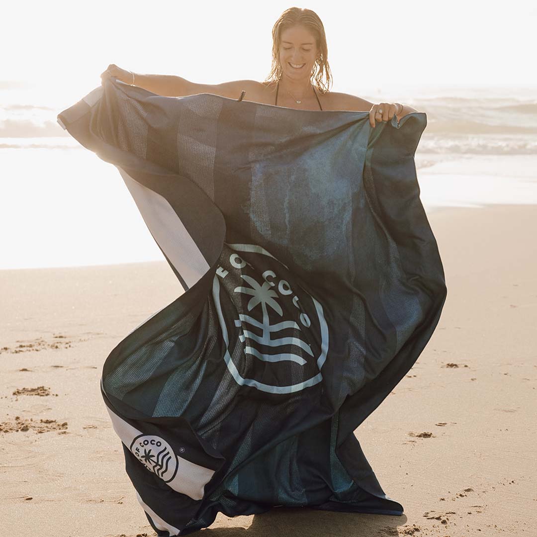 Sand Free Beach Towel | Double | Santorini