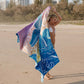 Sand Free Whale Tale Beach Towel LOC