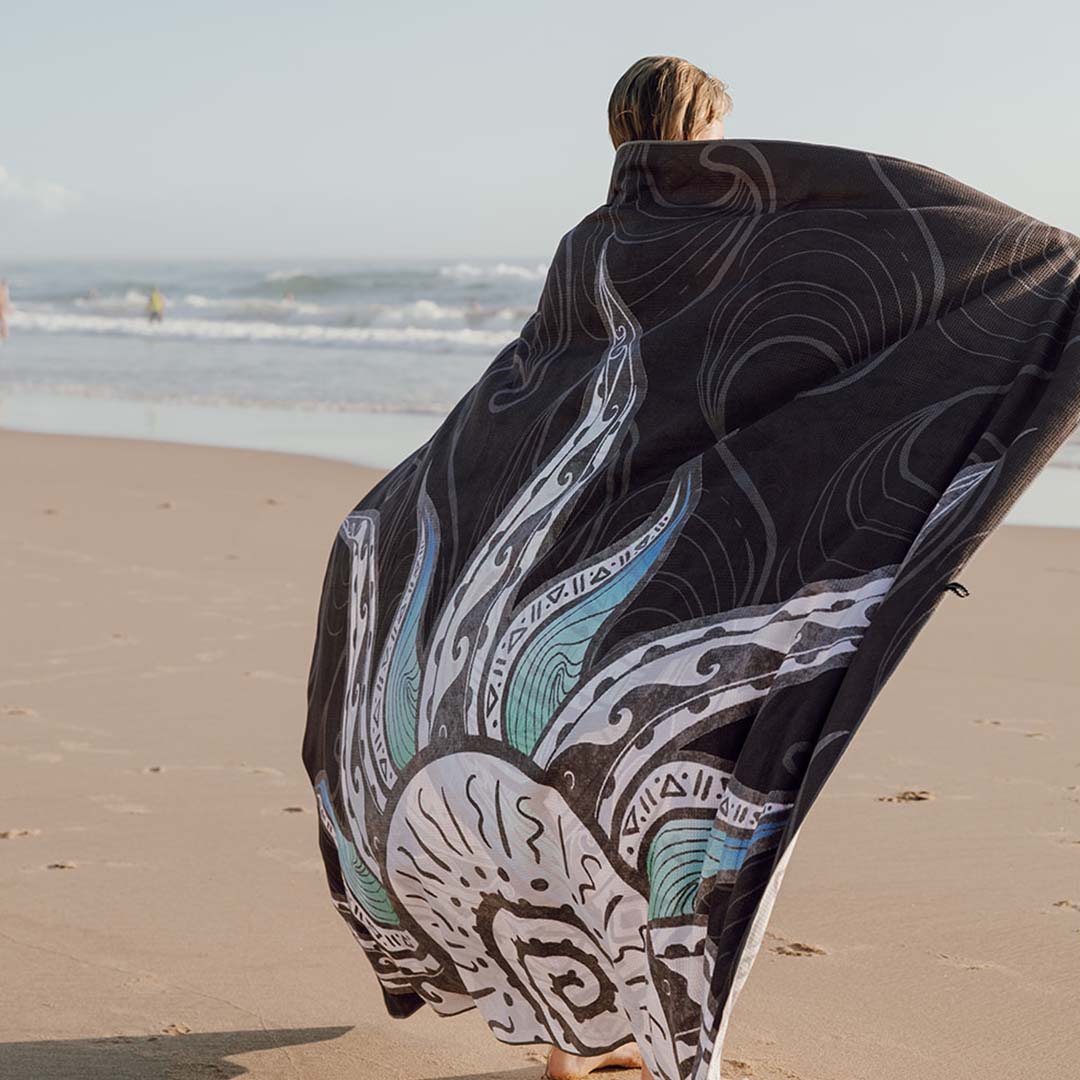 LOC Sand Free Beach Towels Shaka