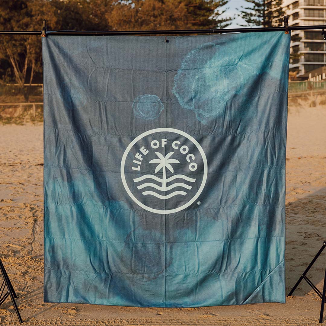 Sand Free Beach Towel | Double | Santorini