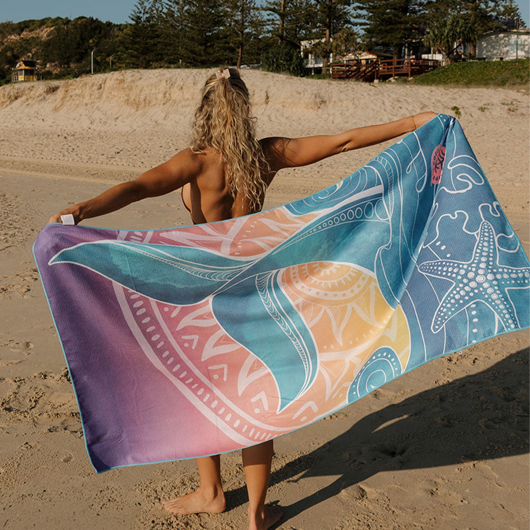 Sand Free Beach Towel | Single | Whale Tale