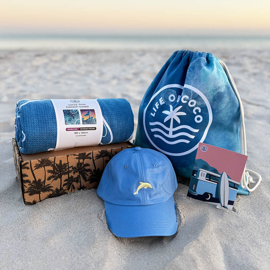 Sand Free Beach Towel Gift Set | Double | Whale Tale