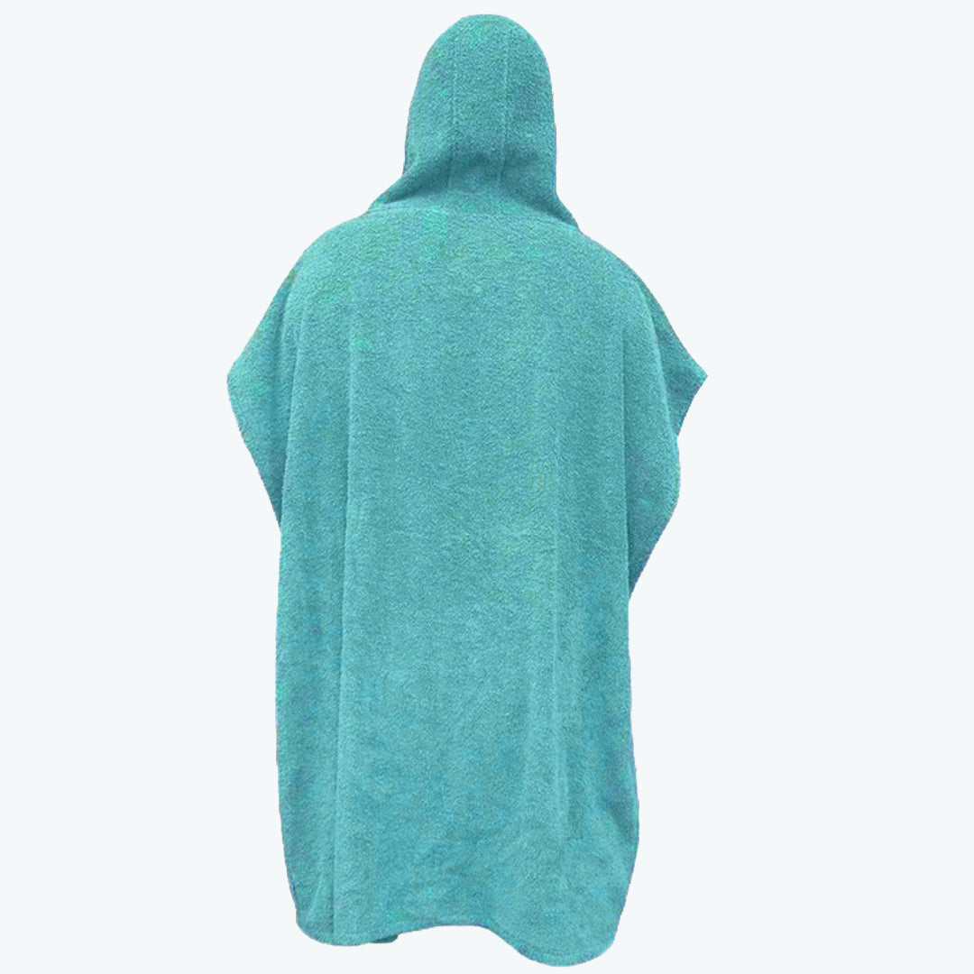 Pre-sale Adult Hooded Towel Poncho | Aqua