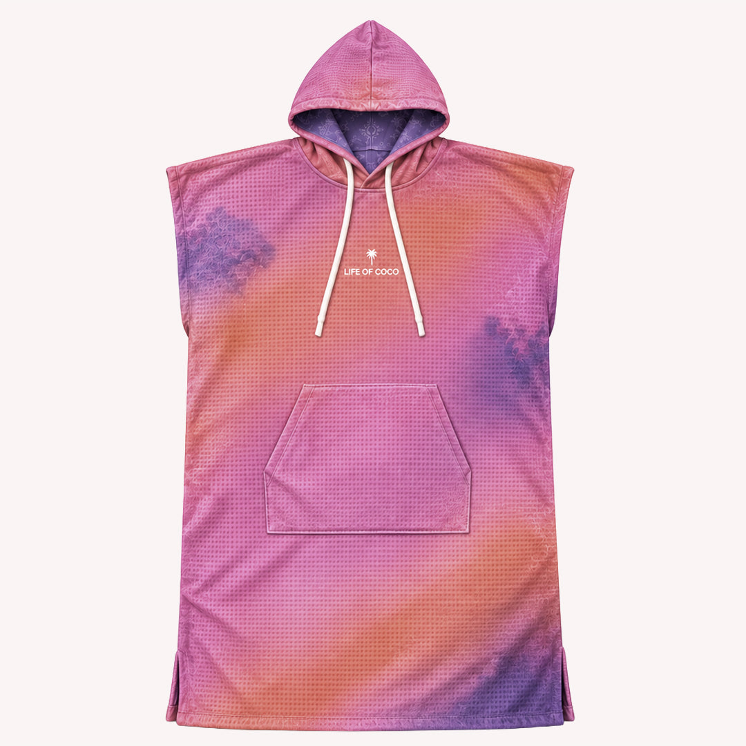 PRE ORDER Sand Free Adult Hooded Towel | Manta Sunset