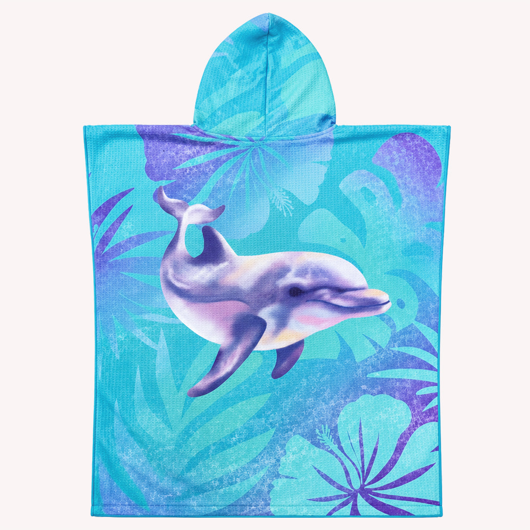 PRE ORDER Sand Free Kids Hooded Towel | Dolphin