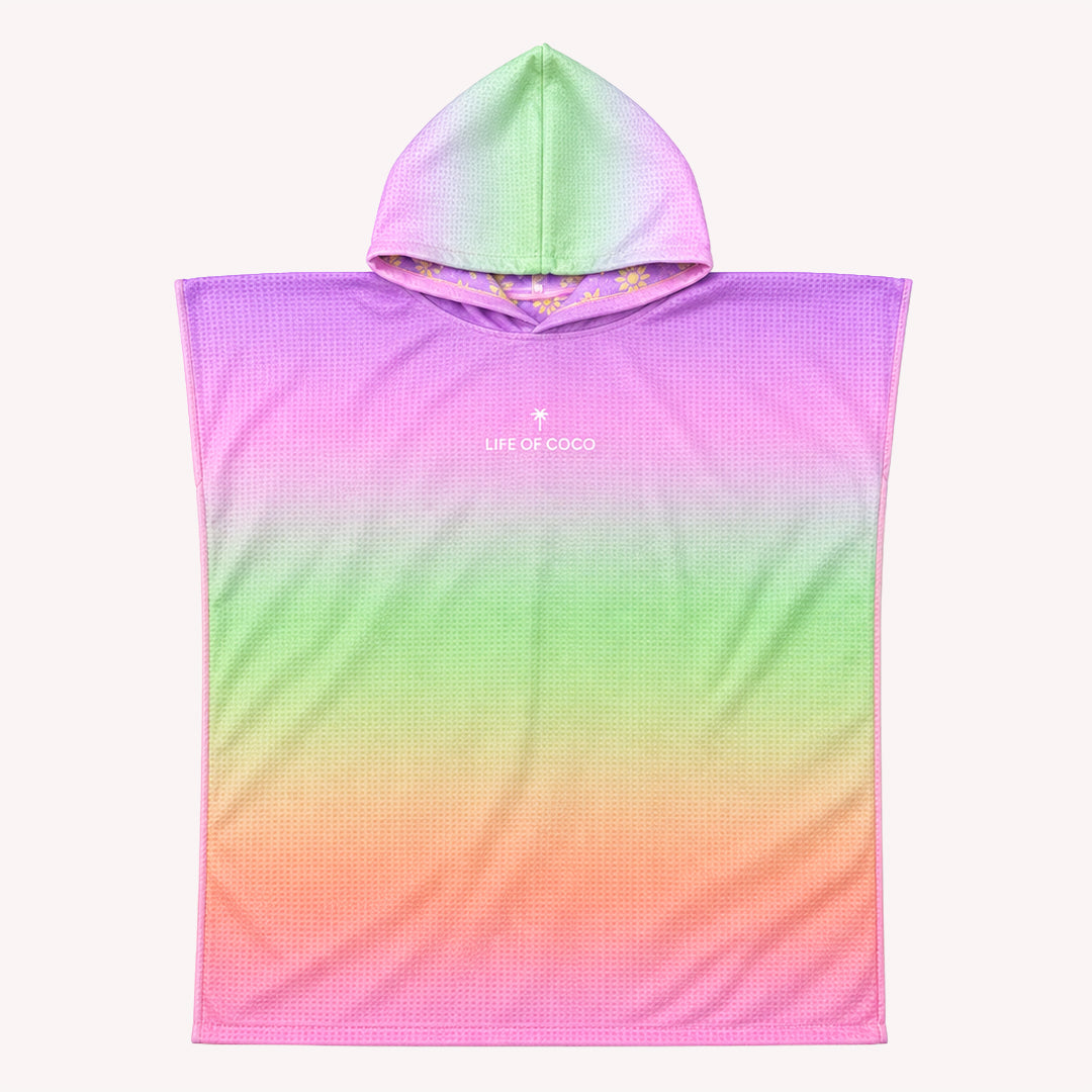 PRE ORDER Sand Free Kids Hooded Towel | Sunflower