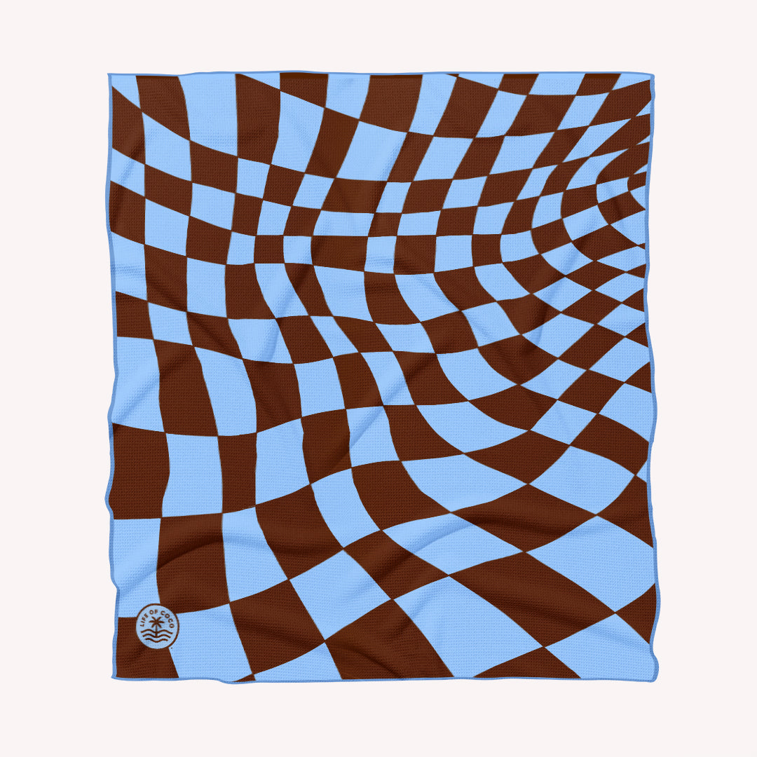 PRE ORDER Sand Free Beach Towel | Double | Costa Rica Blue Azure