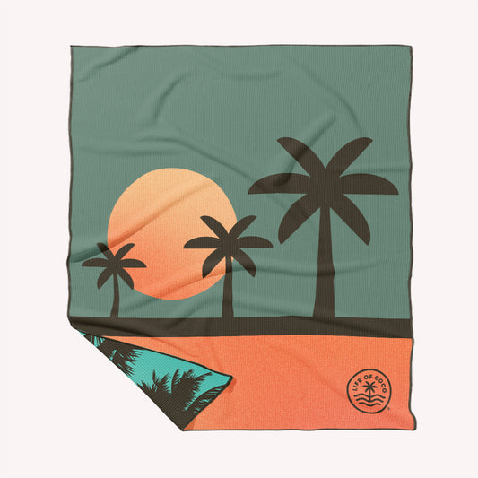 PRE-SALE: Sand Free Beach Towel | Double | Miami Sunset