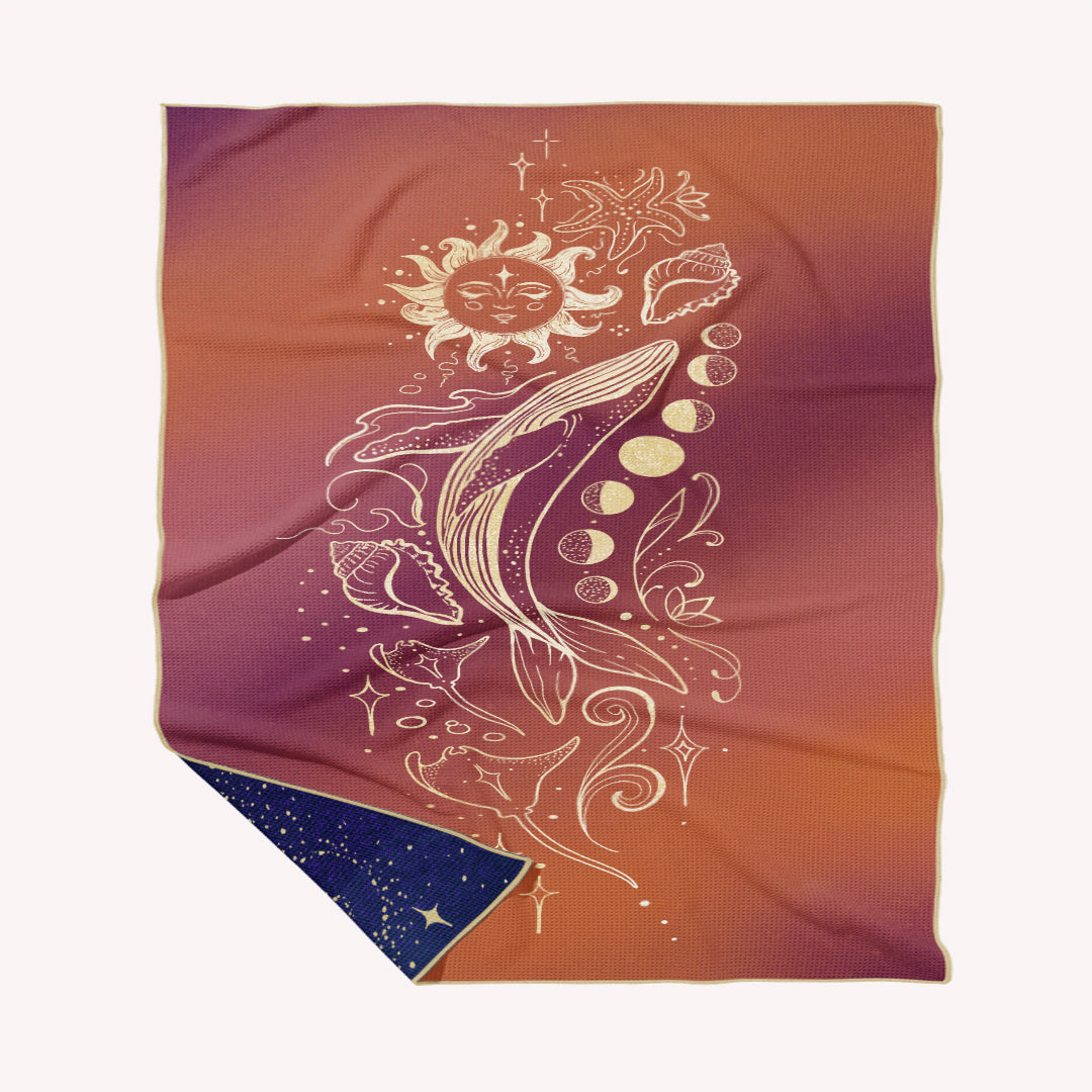 PRE ORDER Sand Free Beach Towel | Double | Sun & Moon