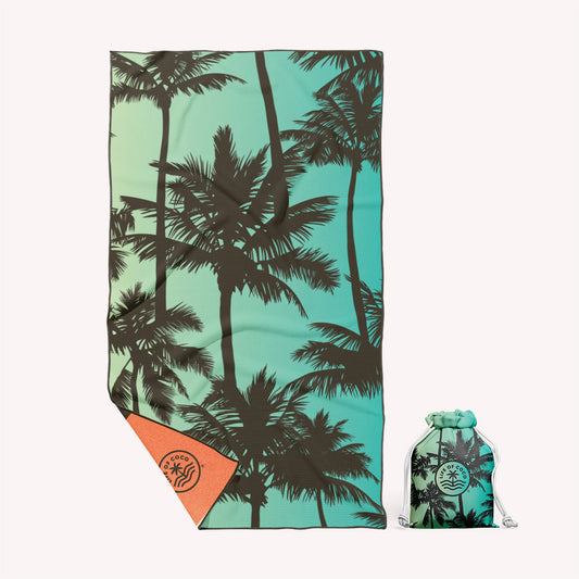 PRE-SALE: Sand Free Beach Towel | Single | Miami Sunset