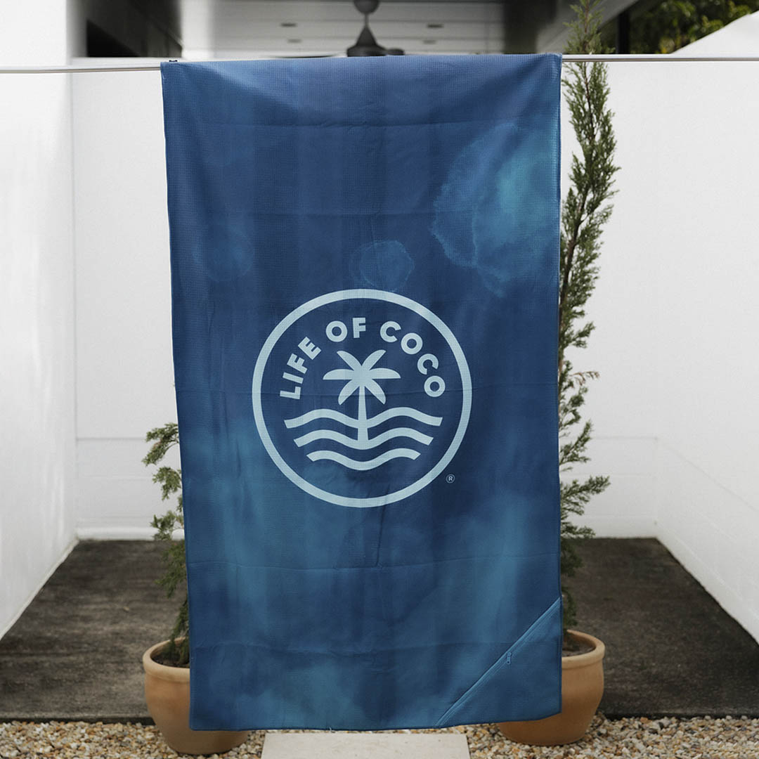 Sand Free Beach Towel | Single | Santorini