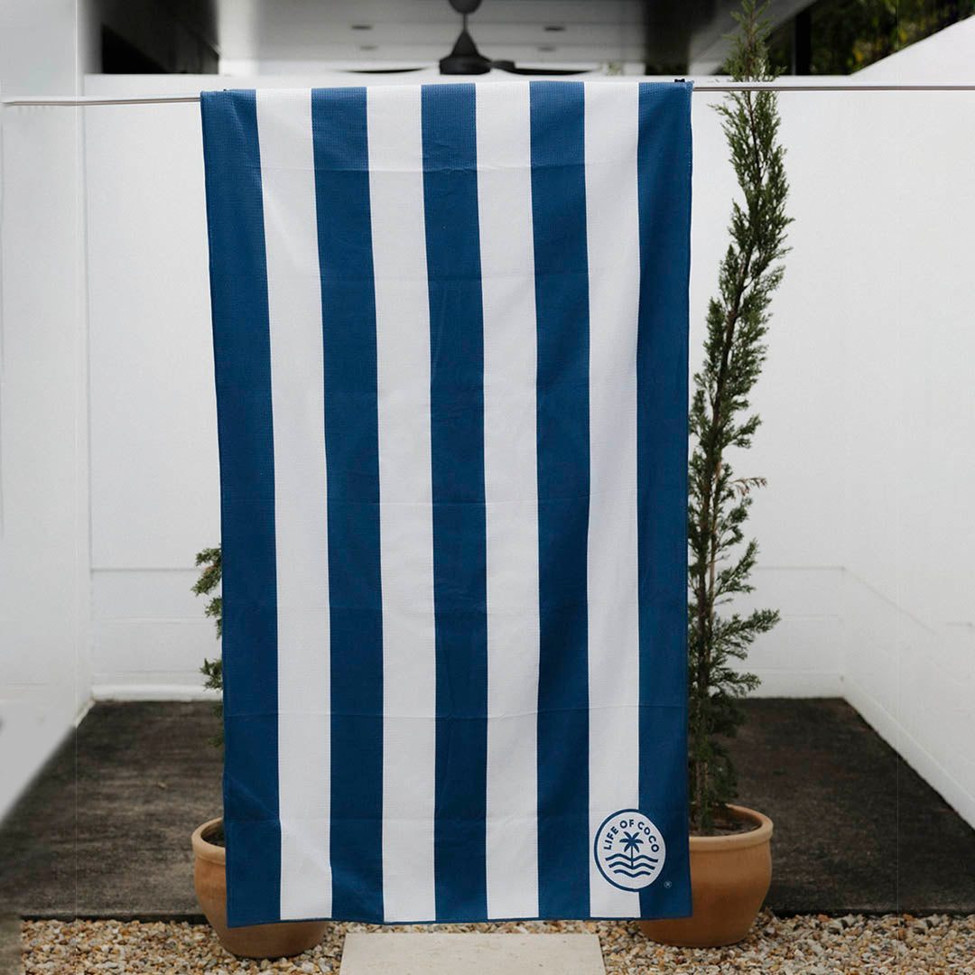 Sand Free Beach Towel | Single | Santorini