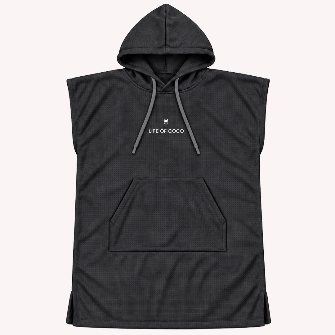 PRE ORDER Sand Free Teen Hooded Towel | Black