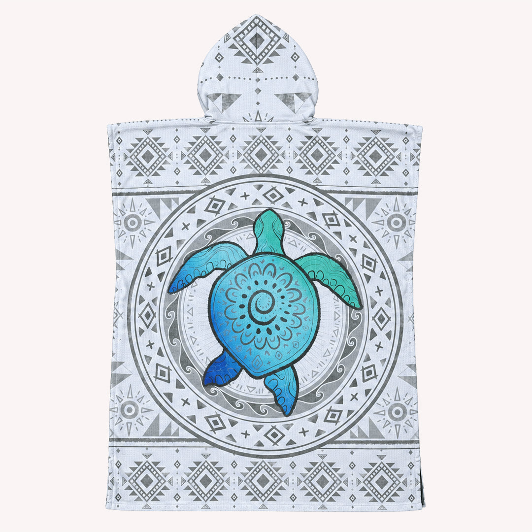PRE ORDER Sand Free Teen Hooded Towel | Turtle