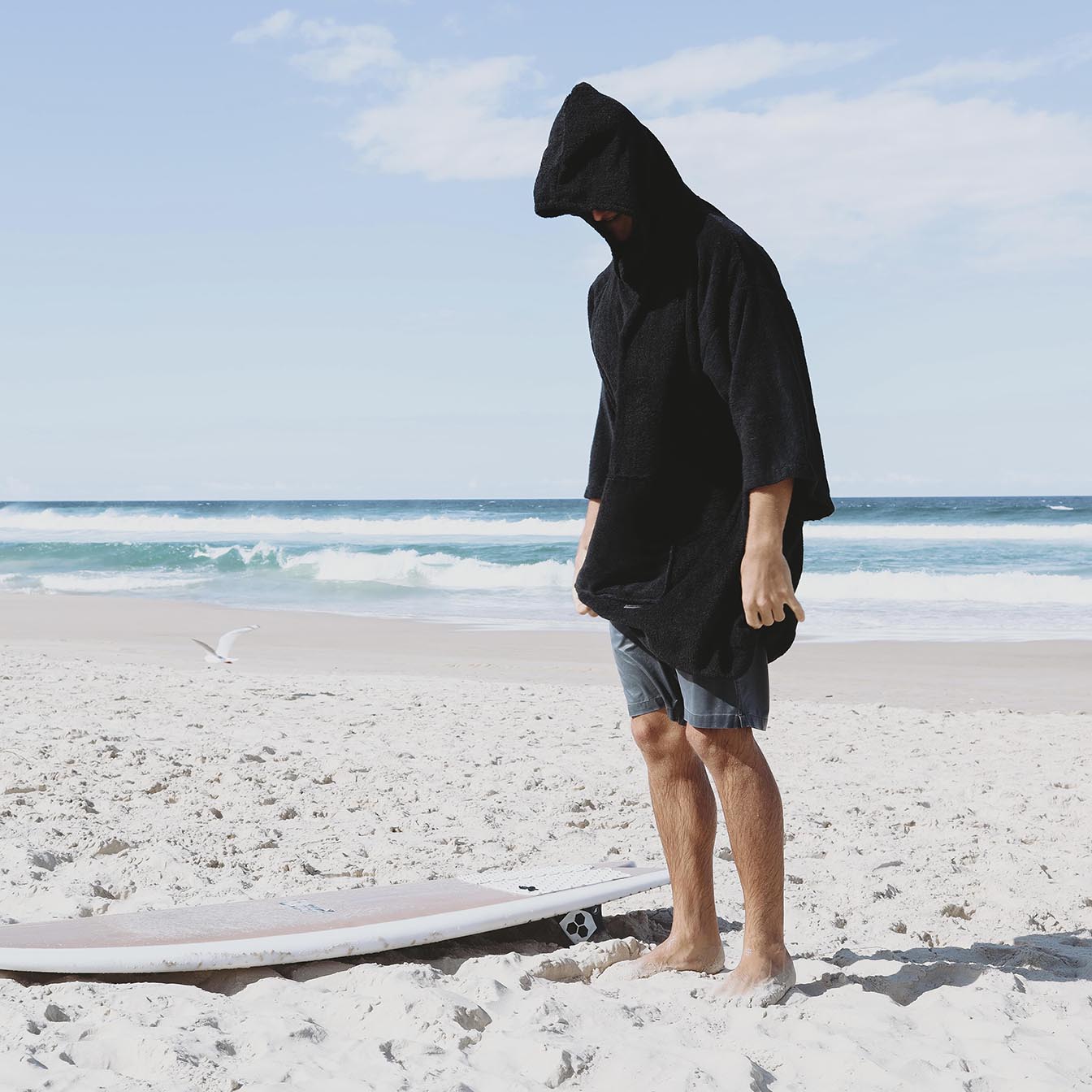 life of coco surf visuals hooded towel