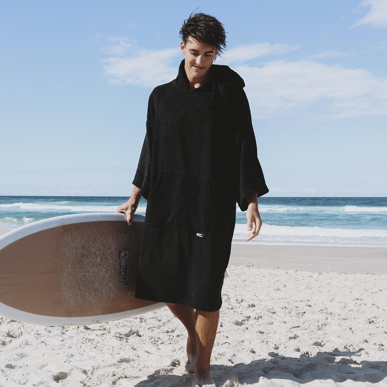 life of coco surf visuals hooded towel