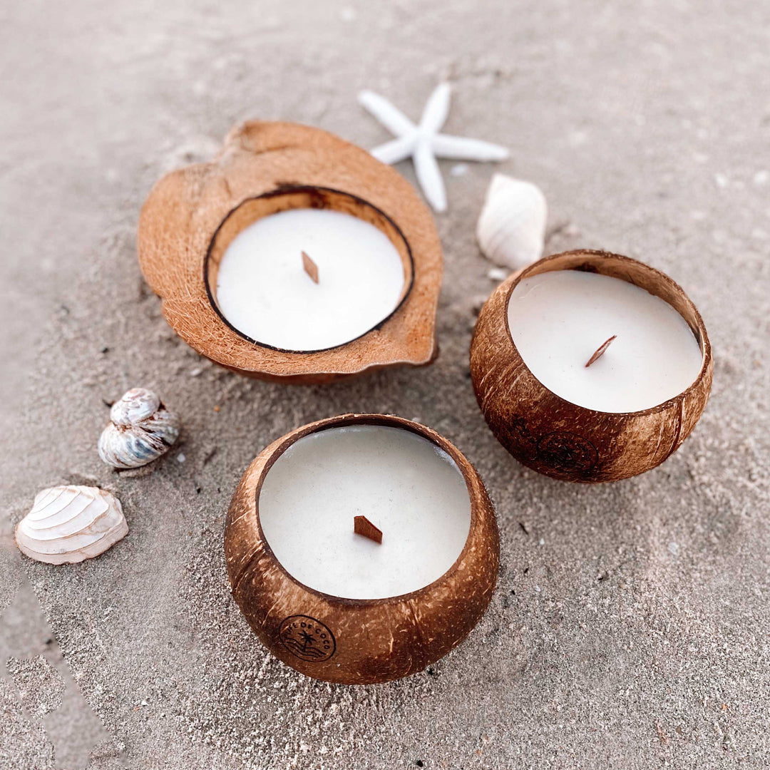 life of coco coconut candle natural
