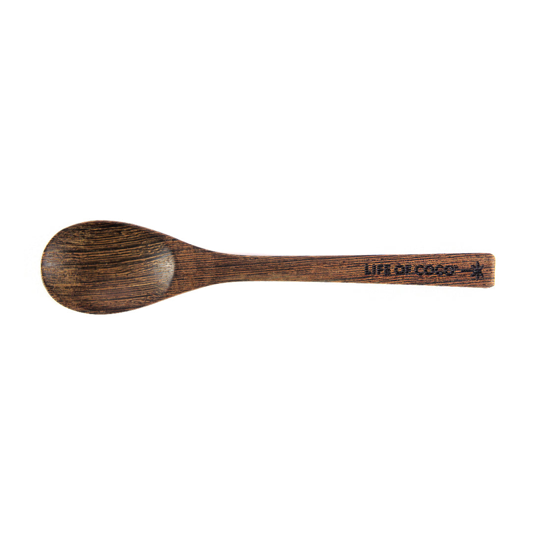 Reusable ebony spoon