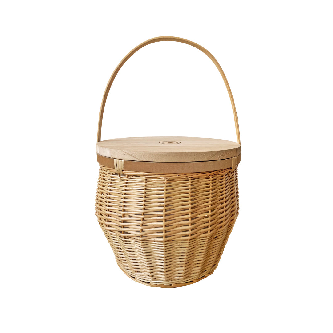 Life of Coco Picnic Basket wooden premium insulated 
