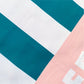 Life of Coco sand-free beach towel tropical striped stripey stripes