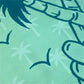 Life of Coco sand-free beach towel tropical palm trees mermaid peace