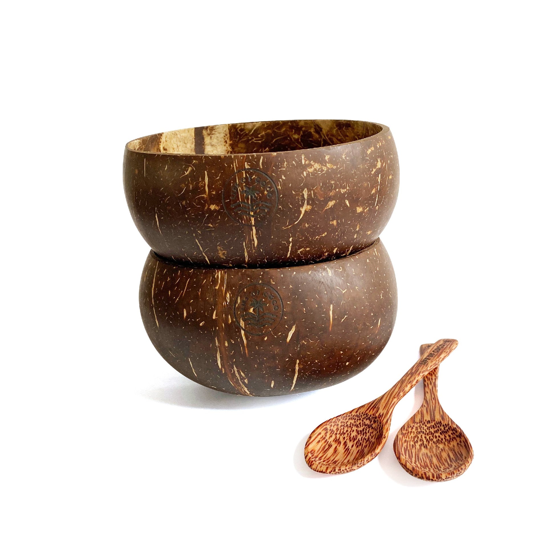 coconut bowls and spoon pack
